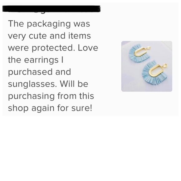 🎉HP🎉 🍋2/$30 New Anthro Ellie Raffia Earrings - Picture 3 of 3